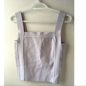 Club Monaco Grey Crop Tank